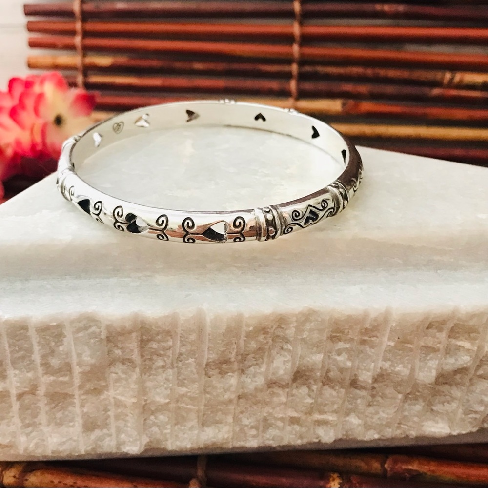 Brighton Shot Thru The Heart Bangle Bracelet